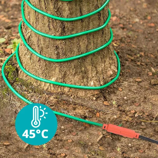 20m Kabel za ogrevanje vrta za rastline - 120W, vodoodporen, za notranjo/zunanjo uporabo