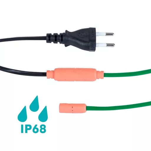 20m Kabel za ogrevanje vrta za rastline - 120W, vodoodporen, za notranjo/zunanjo uporabo