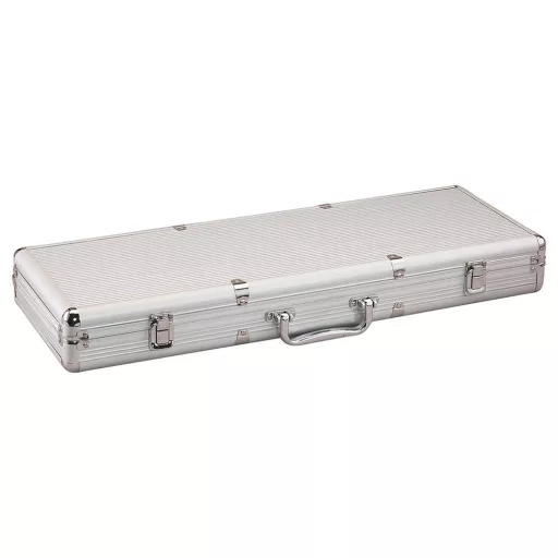 500-delni poker set v aluminijasti torbi s čipi, kartami in kockami