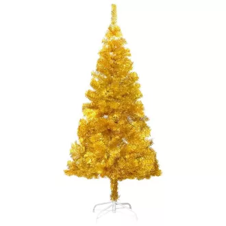   Zlata umetna božična jelka, 120 cm, 230 vejic - elegantna in trpežna praznična dekoracija