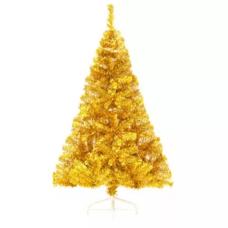   Zlata božična jelka, 150 cm, 415 vej - elegantna in trpežna praznična dekoracija