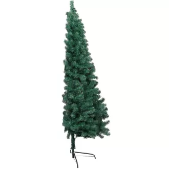   Polovični božični dreves 180 cm z LED lučmi - prostorsko varčna praznična dekoracija