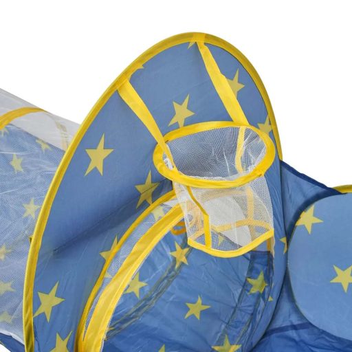 3-v-1 Otroška Igrača Šotor s Tunnelo in Košem za Košarko