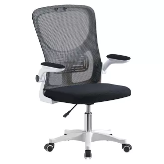   Ergonomska pisarniška stolica z nastavljivima naslonoma za roke in ledveno oporo - 120 kg nosilnost