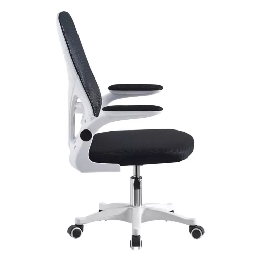 Ergonomska pisarniška stolica z nastavljivima naslonoma za roke in ledveno oporo - 120 kg nosilnost