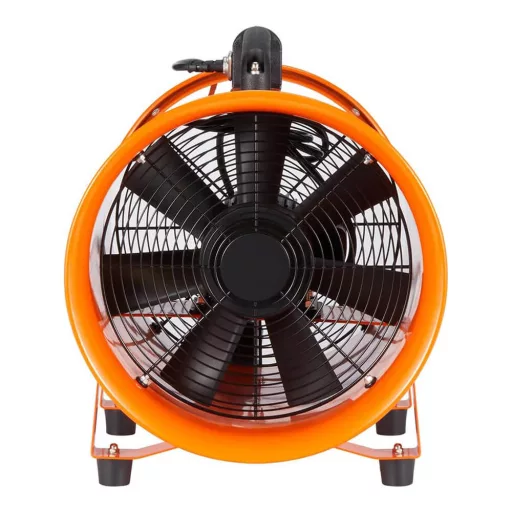 Prenosni ventilator z visoko zmogljivostjo in 10 m fleksibilnim kanalom - 3500 m³/h pretok zraka