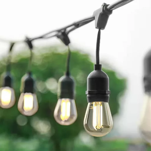 15m Solar LED Luči z Daljinskim Upravljalnikom, Vodoodporni, 15 Žarnic