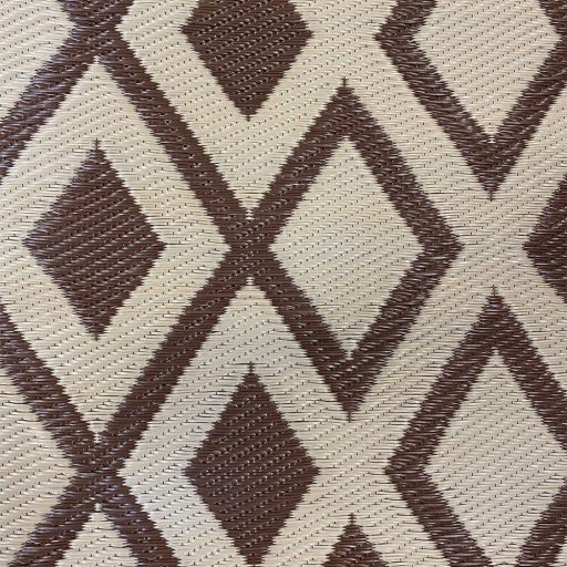 Rjava zunanja preproga, 120x180 cm, vremensko odporna, obojestranska