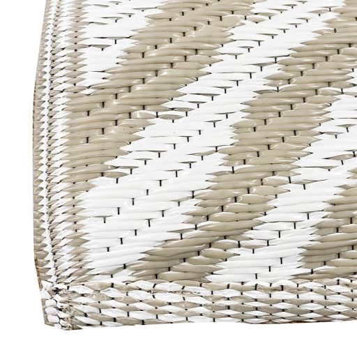 Obrnljiv zunanji preproga, 120x180 cm, vremensko odporen bež