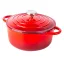 Enameled Cast Iron Dutch Oven with Lid, 4L, Oven Safe