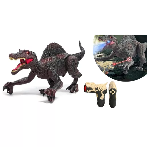 Igrača dinozaver na daljinsko upravljanje z zvočnimi in svetlobnimi učinki