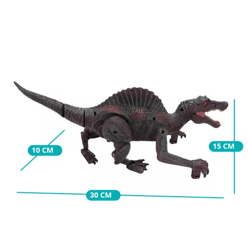 Igrača dinozaver na daljinsko upravljanje z zvočnimi in svetlobnimi učinki