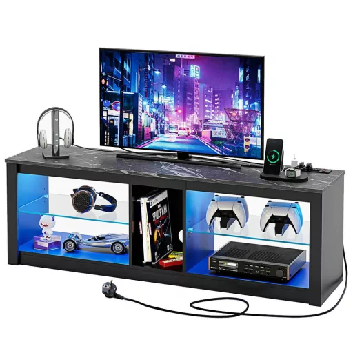 TV Regal z LED Dekorativno Osvetlitvijo