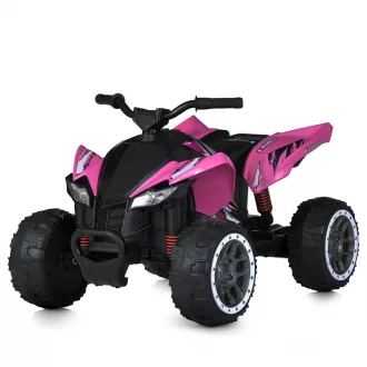   12V Električni Otroški Quad, Roza, 2-4 km/h, Kapaciteta 30 kg