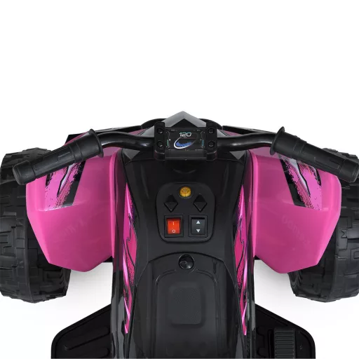 12V Električni Otroški Quad, Roza, 2-4 km/h, Kapaciteta 30 kg