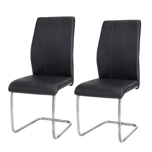 Jana jedilna stolčka, 2 kosa - sodoben ergonomski dizajn, enostavno čiščenje, trpežen material