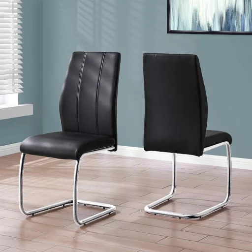 Jana jedilna stolčka, 2 kosa - sodoben ergonomski dizajn, enostavno čiščenje, trpežen material