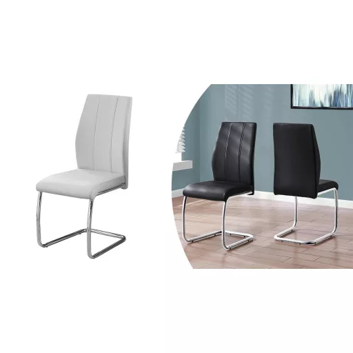 Jana jedilna stolčka, 2 kosa - sodoben ergonomski dizajn, enostavno čiščenje, trpežen material
