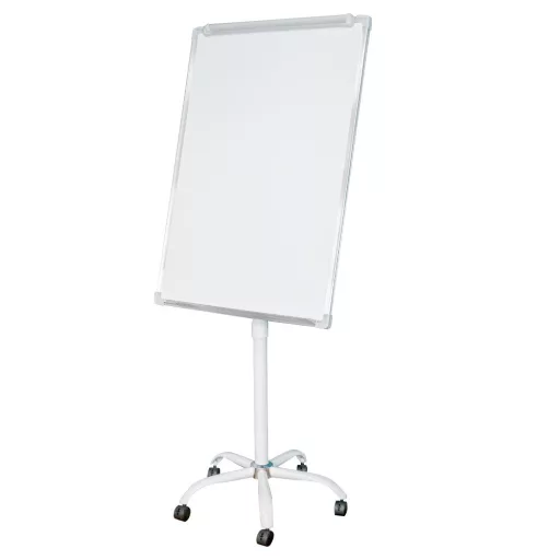 Mobilna magnetna tabla za flipchart - 70x100 cm, nastavljiva višina, enostavna za premikanje