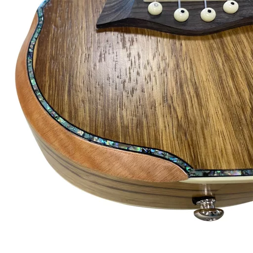 60cm Prenosna Lesena Ukulele za Začetnike - 4 Strune, Enostavna za Igranje