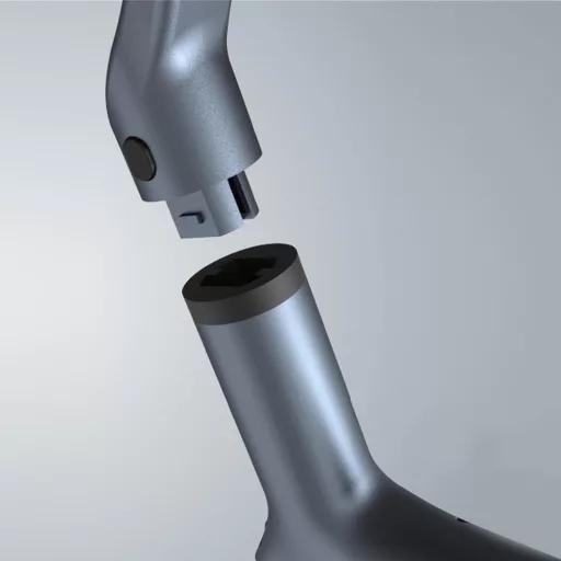 3-v-1 ergonomska masažna pištola s 5 nastavki in podaljšano ročico