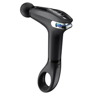   LED zaslon masažna pištola s 4 zamenljivimi glavami, ergonomska zasnova, USB-C polnjenje