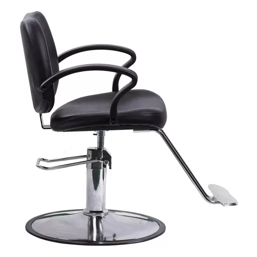 Stol za frizerje z nastavljivo višino in ergonomsko zasnovo