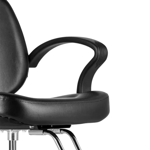Stol za frizerje z nastavljivo višino in ergonomsko zasnovo