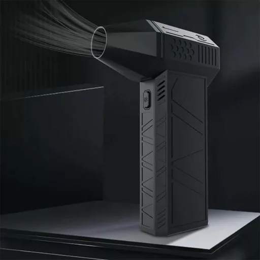 Mini Turbo Ventilator - Kompaktna visoko moč hladilna naprava z USB-C polnjenjem in 3 nastavitvami hitrosti