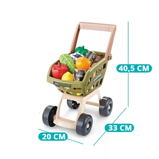 64-delni otroški supermarket set z realističnimi dodatki