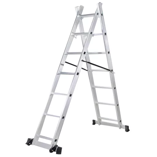 Večfunkcijska aluminijasta lestev