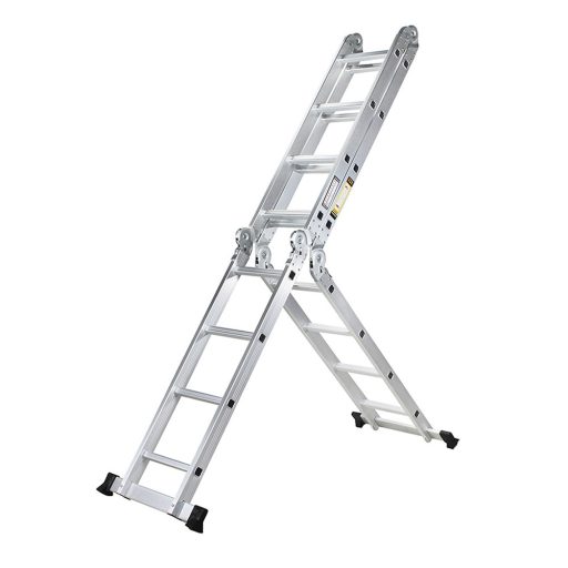 6-v-1 Zložljiva Aluminijasta Lestev