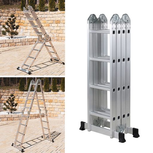 6-v-1 Zložljiva Aluminijasta Lestev