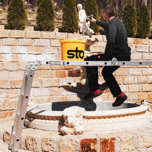 6-v-1 Zložljiva Aluminijasta Lestev