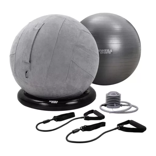 Set fitnes žog 4-delni 65 cm