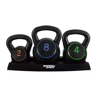 Set kettlebellov, 2-4-8 kg