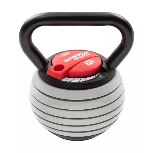 Prilagodljiva kettlebell s težo 3.4-18kg