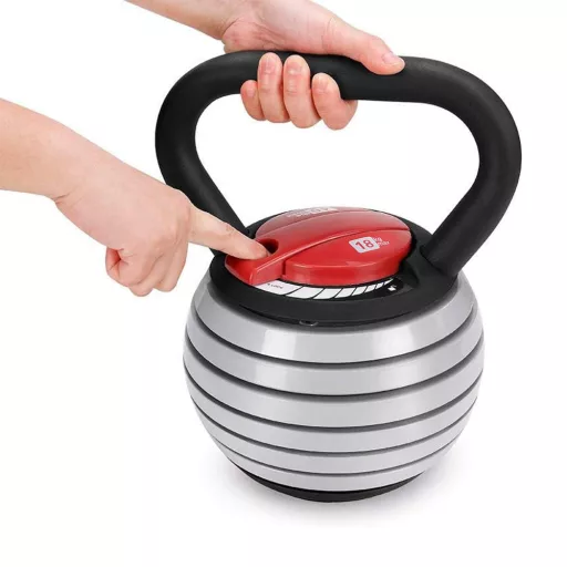 Prilagodljiva kettlebell s težo 3.4-18kg