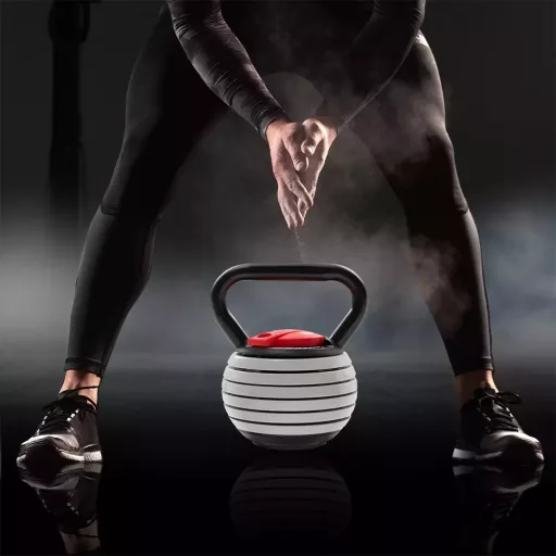 Prilagodljiva kettlebell s težo 3.4-18kg