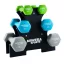 Set hantel s stojalom, 6 kosov