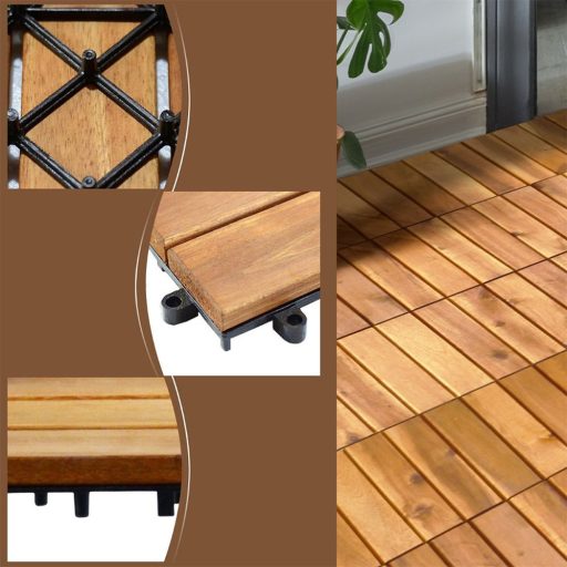 Talna obloga iz akacije, 27 kosov, Črtasta