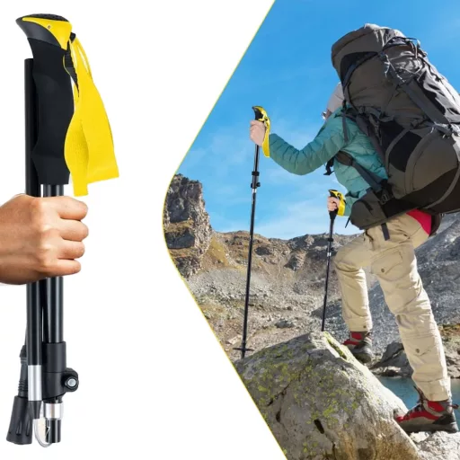 Ultralahka nastavljiva pohodniška palica 115-130cm
