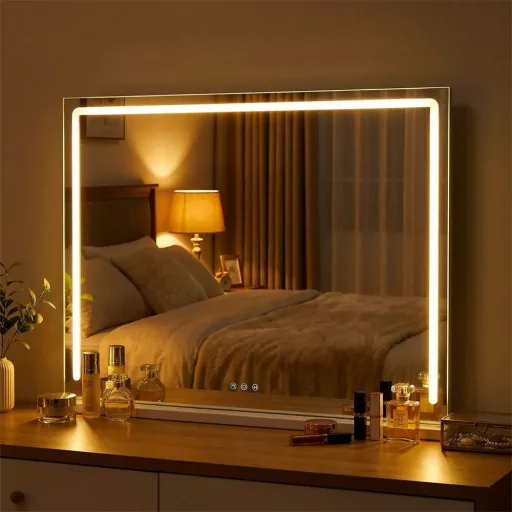 Hollywood LED kozmetično ogledalo 80x14x62,5 cm