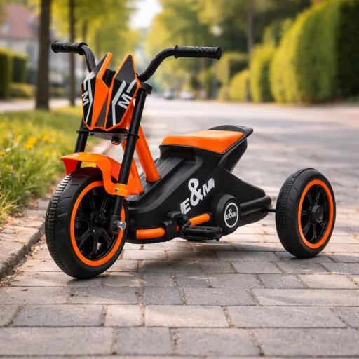 3-kolesni otroški trikolesnik, oranžen