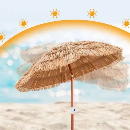 Sončna dežnik Hawaii s torbo, nastavljiv
