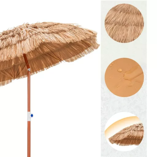 Sončna dežnik Hawaii s torbo, nastavljiv
