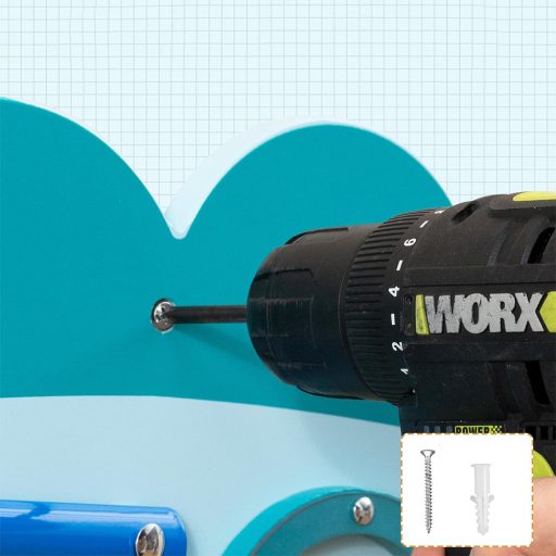 Interaktivna tabla za otroke modra dinozaver