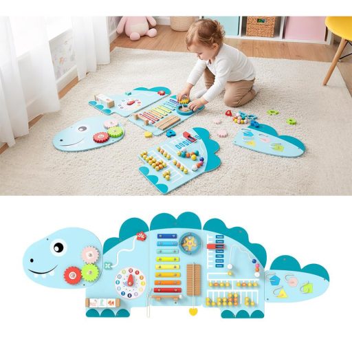 Interaktivna tabla za otroke modra dinozaver