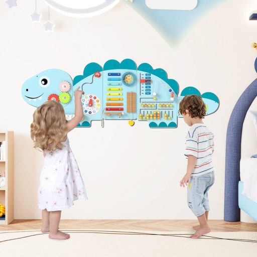 Interaktivna tabla za otroke modra dinozaver