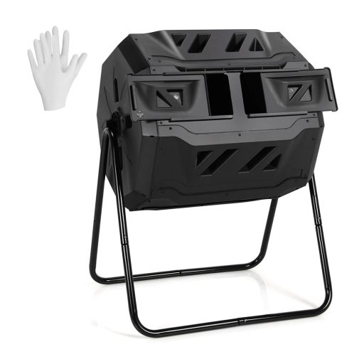 160-litrski dvodelni vrtljivi kompostnik